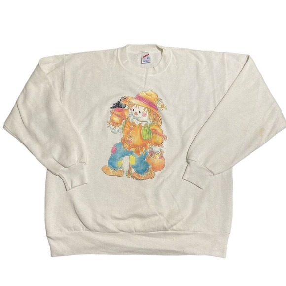 Jerzees Other - Vintage Jerzees Scarecrow Fall Wild Side LA Painted Crewneck Sweatshirt  Size L